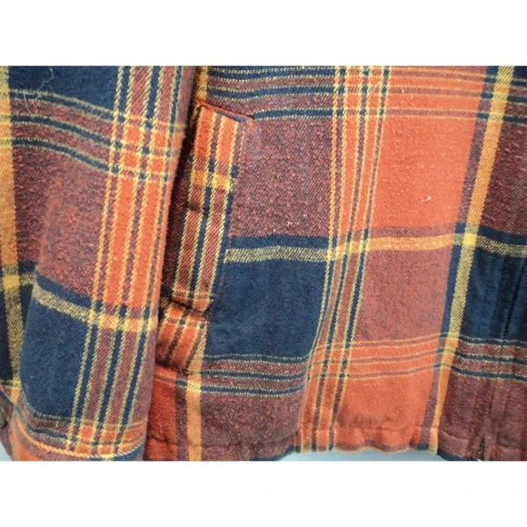 Oneill Men's Lodge Red Flannel Zip Up Jacket Size XL - Picture 11 of 13